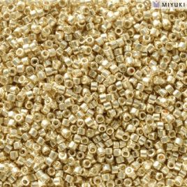Miyuki Delica 11/0  Duracoat Galvanized Pale Gold DB2501 - 5 gram