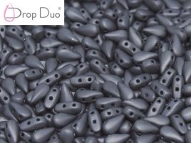 DropDuo® 3x6 mm Crystal Chrome Full Matted - 20 szt