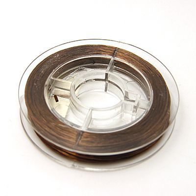 Gumka silikonowa Coconut Brown  0,8mm ok.10mb