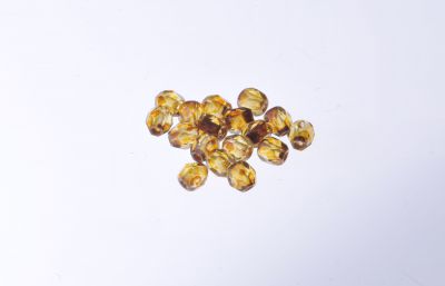 Fire Polish 3 mm Crystal Picasso 40 szt.