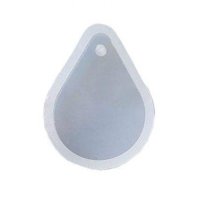 Silicone resin mold for teardrop - pendant 29x21x8mm