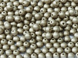 Round Beads 2 mm Alabaster 29416 - 50 szt