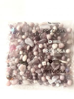 Koraliki Preciosa Mix 8  – Lila - 1 , 250 gram - 1 op