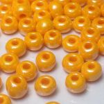 Rocaille 2/0 Czech seed beads - Opaque Sfinx Lt.Orange col.98110 - 50 gram