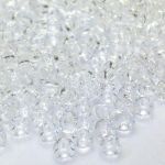Rocaille 1/0 Czech seed beads - Crystal col 00050- 50 gram
