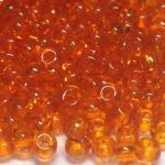Koraliki Rocaille 12/0 Czech seed beads - Transparent Orange Topaz 9000 - 10 gram