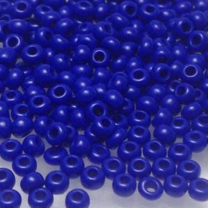 Rocaille 8/0 Czech seed beads - Opaque Dark Navy Blue col 33050 - 50 gram