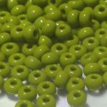 Rocaille 2/0 Czech seed beads - Opaque Olive 53430 -10 gram