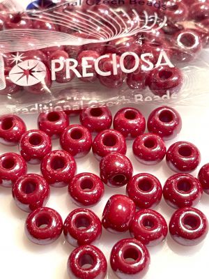 Rocaille 34/0 Czech seed beads - Opaque Sfinx Cherry col.98210 - 10 gram