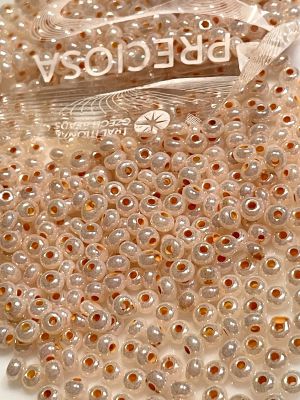 Koraliki Rocaille 5/0 Czech seed beads - Sfinx Pearl  Lt. Peach  col. 37383 - 10 gram