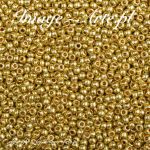 Koraliki Rocaill 10/0 Czech seed beads - Lt. Starlight col. 18586 - 50 gram