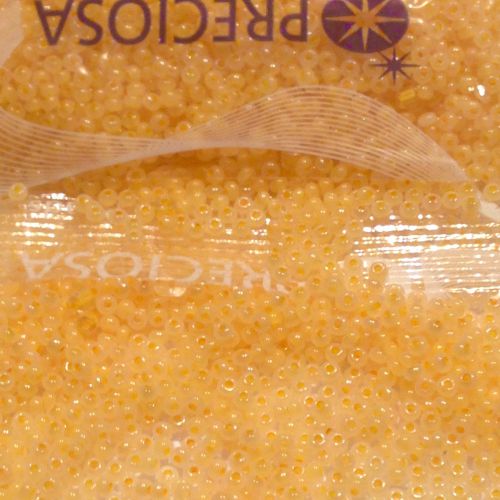 Rocaille 11/0 Czech seed beads - Alabaster Apricot Cream - 10 gram
