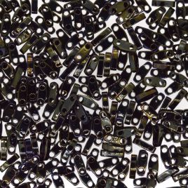 Miyuki  Quarter Tila Beads Metallic Brown Iris  QTL0458  - 5 gram