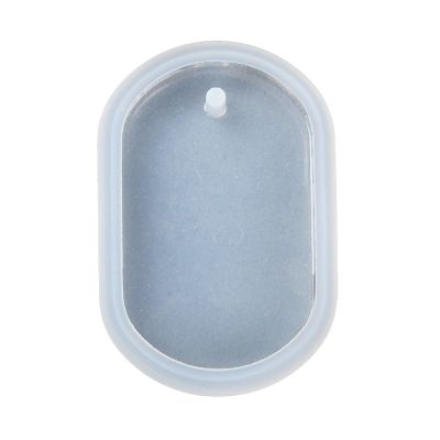 DIY Pendant Silicone Molds, Resin Casting Molds OVAL  - 46x27.5x7mm (52x35X7,5 mm) - 1 pc