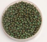 Rocail 8/0 koraliki Travertin -Green 69130 10 gram