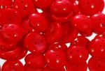 Koraliki Piggy Beads 4x8 mm Opaque Red 20 szt.