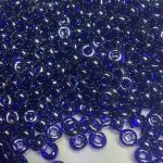 Rocaille 6/0 Czech seed beads - Lustered transparent Cobalt - 10 gram
