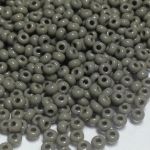 Rocaille 10/0 Czech seed beads - Opaque Grey col 43020 - 10 gram