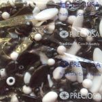 Koraliki Preciosa Mix 151– Black&White Harlequine 250 gram