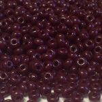 Rocaille 6/0 Czech seed beads - Opaque Burgndy Brown - 10 gram