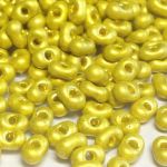 Koraliki Farfalle Preciosa 6,5mm - Matte Yellow Gold -10 gram