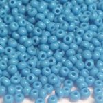 Rocaille 11/0 Czech seed beads - Opaque Blue Turquoise 63050 - 10 gram