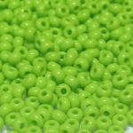 Rocaille 10/0 Czech seed beads - Opaque Soft Green 53310 - 10 gram