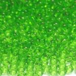 Rocaille 8/0 Czech seed beads - Transparent Lt.Green 50430 - 10 gram