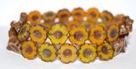 Koraliki Czech Glass Beads Hawaii Flower 14mm