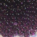 Koraliki Rocaille 10/0 Czech seed beads - Transparent Dark Amethyst 20080 - 10 gram