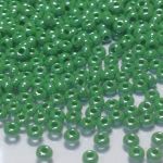 Rocaille 9/0 Czech seed beads - Lustered Dark Green - 10 gram