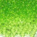 Rocaille 10/0 Czech seed beads - Transparent Lemon Grass col 50220 - 10 gram