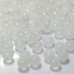 Rocaille 11/0 Czech seed beads - Opal White col 02090 - 10 gram