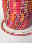 Sznurek/rzemiń Masajka-Etniczny bawełniany szyty 6 mm  -1 m