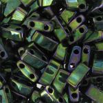 Miyuki Half Tila Beads Metallic Green Iris HTL0468 5 gram ok.125 szt.
