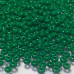 Rocaille 10/0 Czech seed beads - Opaque Green col 53240 - 10 gram