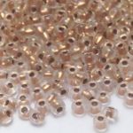 Rocaille 6/0 Czech seed beads - Matte Crystal Dark Copper Lined - 10 gram