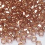 Rocaille 6/0 Czech seed beads - Silver Lined Cappucino col 78112 - 10 gram