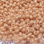 Rocaille 10/0 Czech seed beads - Chalk Alabaster Rose Beige - 50 gram