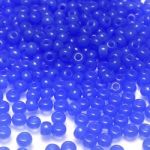 Rocaille 9/0 Czech seed beads - Milky Blue col 63050 - 10 gram