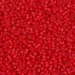 Miyuki Delica 11/0 Opaque Dark Red Matted DB0753 5 gram