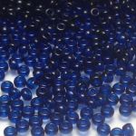 Rocaille 10/0 Czech seed beads - Transparent Navy Blue col 60100 - 10 gram