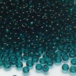 Rocaille 10/0 Czech seed beads - Transparent Emerald col 50710 - 10 gram
