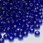 Rocaille 5/0 Czech seed beads - Silver Lined Sapphire 37080  - 10 gram