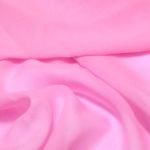 Jedwab 100 % żorżeta szyfonowa różowy KUPON 180x(49-50)cm