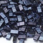 Miyuki Half Tila Beads Black Lagoon Full Mattes HTL55116 5 gram ok.125 szt.