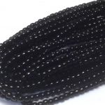 Perełki Jablonec Shiny 2mm Black 1 sznur