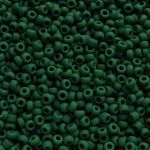 Toho Round 8/0 Opaque Frosted Pine Green TR-08-47HF 10 gram