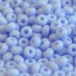Rocaille 9/0 Czech seed beads - Opaque Lt.Blue col 33000 - 10 gram