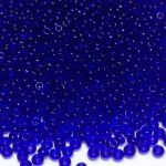 Rocaille 9/0 Czech seed beads - Transparent Coabalt col 30100 - 10 gram